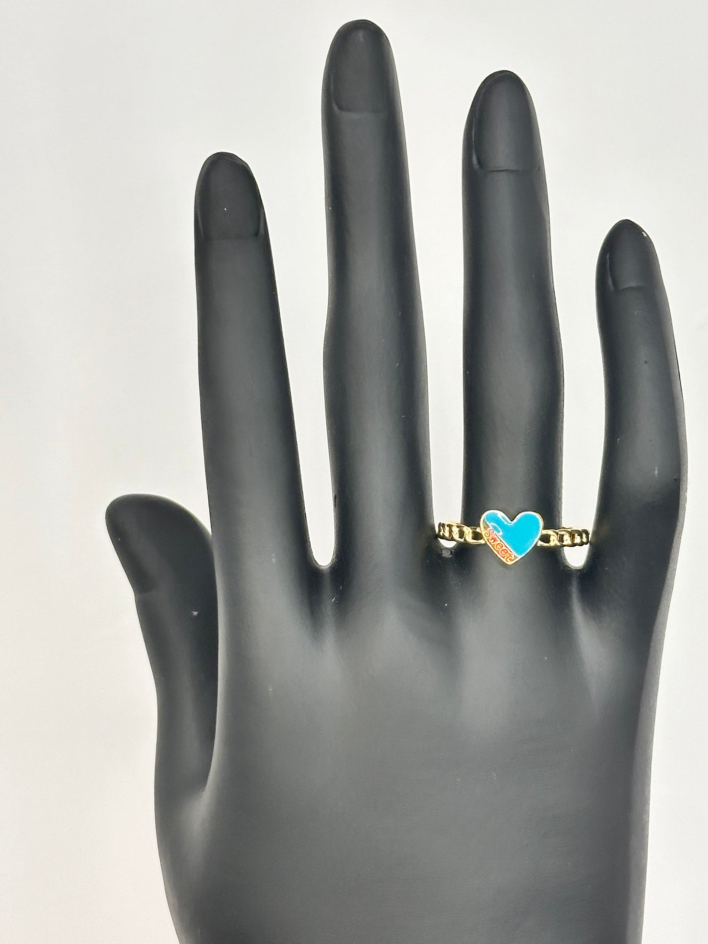 Azure Sweetheart Ring