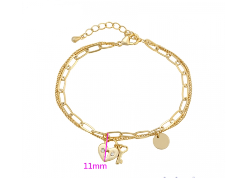 Heart Locket Bracelet